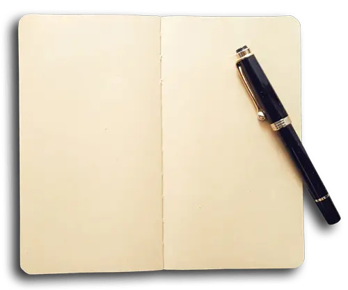 anotador que ilustra el blog editorial